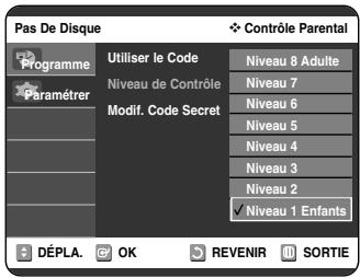 SAMSUNG DVD-VR325P - A propos du niveau d'évaluation - 2