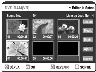SAMSUNG DVD-VR325P - Ajout d'une scene - 5