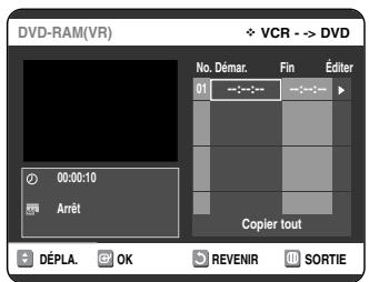 SAMSUNG DVD-VR325P - Copie du magnétoscope au DVD - 7