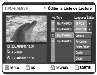 SAMSUNG DVD-VR325P - Avec la touche MENU. - 2