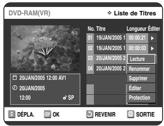 SAMSUNG DVD-VR325P - Avec la touche MENU - 3