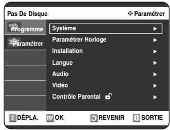 SAMSUNG DVD-VR325P - Configuration du contrôle parental - 2