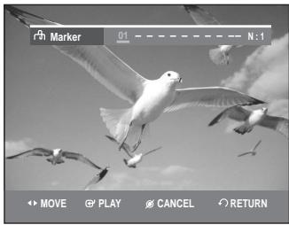 SAMSUNG DVD-VR330 - Press the ENTER button when the desired scene appears. - 1