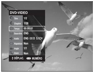 DVD-VIDEO Tire 1/2 Clapitre 1/28 Temps 00:00:01 Sous-dire ENG Audio ENG CD/D 5.1CH Repervise Non Angle 1/1 Zoom Non + DEPLAC. MUMÉRO