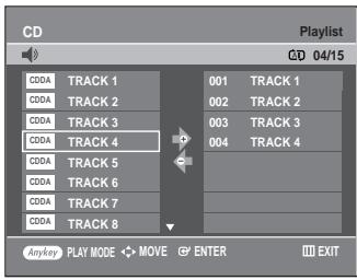 CD CD0A TRACK 1 CD0A TRACK 2 CD0A TRACK 3 CD0A TRACK 4 CD0A TRACK 5 CD0A TRACK 6 CD0A TRACK 7 CD0A TRACK 8 001 TRACK 1 002 TRACK 2 003 TRACK 3 004 TRACK 4 Anyway PLAY MODE MOVE ENTER EXIT