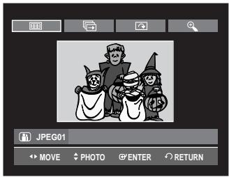 JPEG01 MOVE PHOTO ENTER RETURN