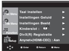 SAMSUNG DVD-1080PR - Het classificatieniveau instellen - 1