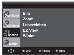 SAMSUNG DVD-1080PR - Funktionsmenu verwenden (DVD) - 1