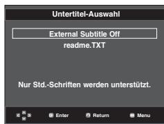 SAMSUNG DVD-1080PR - Taste SUBTITLE verwenden (DVD/ MPEG4) - 2