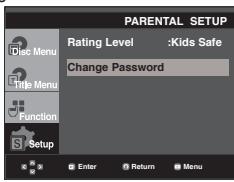SAMSUNG DVD-1080PR - Changing the Password - 3