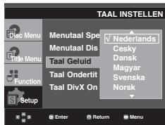 SAMSUNG DVD-1080PR - Taalkeuze geluidsspoor - 1