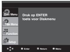 SAMSUNG DVD-1080PR - Het Disc Menu (Diskmenu) gekruiken - 1