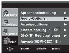 SAMSUNG DVD-1080PR - Tonwiedergabeoptioneneinstellen - 1