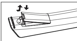 SAMSUNG DVD-1080PR - Install Batteries in the Remote control - 1