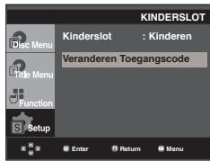 SAMSUNG DVD-1080PR - De toegangscode wijzigen - 3