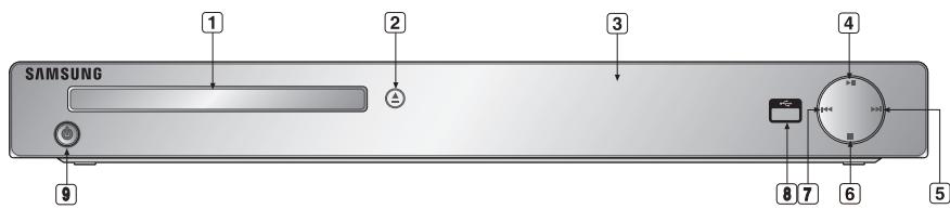 SAMSUNG DVD-1080PR - Face avant - 1