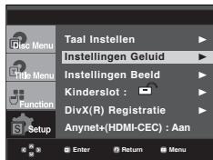 SAMSUNG DVD-1080PR - De geluidopties instellen - 1