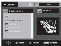 SAMSUNG DVD-1080PR - Lecture de MP3/WMA/CD Audio - 1
