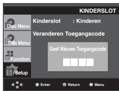 SAMSUNG DVD-1080PR - De toegangscode wijzigen - 5