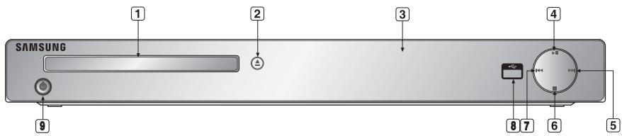 SAMSUNG DVD-1080PR - Componenten frontpanele - 1