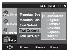 SAMSUNG DVD-1080PR - Taalkeuze voor ondertiteling - 1