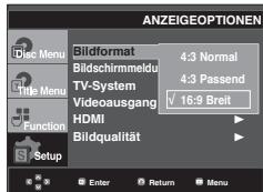 SAMSUNG DVD-1080PR - Bildformat - 1