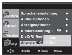 SAMSUNG DVD-1080PR - Einrichten des Anynet+(HDMI-CEC) - 3