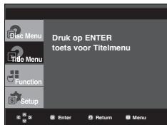 SAMSUNG DVD-1080PR - Het Title Menu (Titelmenu) gekruiken - 1