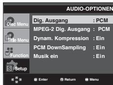 SAMSUNG DVD-1080PR - Tonwiedergabeoptioneneinstellen - 2