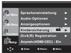 SAMSUNG DVD-1080PR - Alterseinstufung einstellen - 2