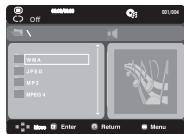 SAMSUNG DVD-C450 - Menu Clips goof MP3/WMA/ JPEG/MPEG4/CD Audio - 1
