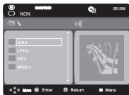 SAMSUNG DVD-C450 - Menu Clips pour MP3/WMA/ JPEG/ MPEG4/CD Audio - 1