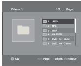 SAMSUNG DVD-C510 - Menu clips pour MP3/WMA/ JPEG/ MPEG4/CD Audio - 1