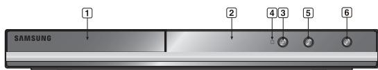 SAMSUNG DVD-C510 - Comandi sul pannello anteriore - 1