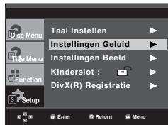SAMSUNG DVD-F1080W - De geluidopties instellen - 1