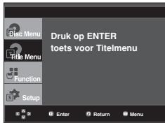SAMSUNG DVD-F1080W - Het Title Menu (Titelmenu) gebruiken - 1