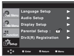 SAMSUNG DVD-F1080W - Changing the Password - 1