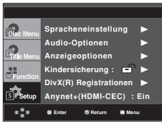 SAMSUNG DVD-F1080W - Einrichten des Anynet+ (HDMI-CEC) (nur DVD-F1080) - 1