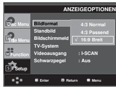 SAMSUNG DVD-F1080W - ① Bildformat - 1