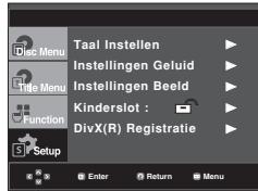 SAMSUNG DVD-F1080W - Het classificatieniveau instellen - 1