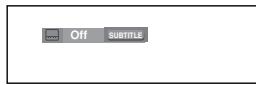SAMSUNG DVD-F1080W - Using the SUBTITLE button (DVD/MPEG4) - 1