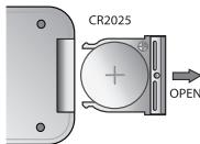 SAMSUNG DVD-F1080W - Installation des piles dans la télécommande - 1