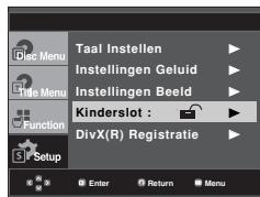 SAMSUNG DVD-F1080W - De toegangscode wijzigen - 2