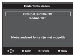 SAMSUNG DVD-F1080W - De toets SUBTITLE gebruiken (DVD/MPEG4) - 2
