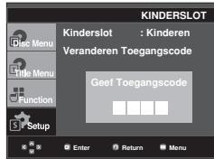 SAMSUNG DVD-F1080W - De toegangscode wijzigen - 4