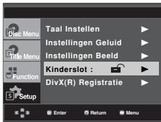 SAMSUNG DVD-F1080W - Het classificatieniveau instellen - 2
