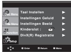 SAMSUNG DVD-F1080W - De toegangscode wijzigen - 1