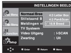 SAMSUNG DVD-F1080W - ① Normaal/Breedbeeld (TV Aspect) - 1
