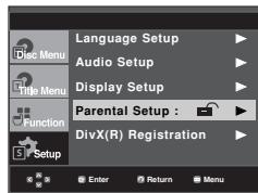 SAMSUNG DVD-F1080W - Changing the Password - 2
