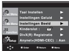 SAMSUNG DVD-F1080W - De beeldopties instellen - 2